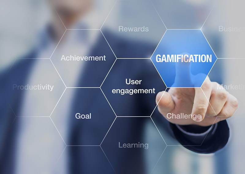 Gamification improves user engagement and motivation in business